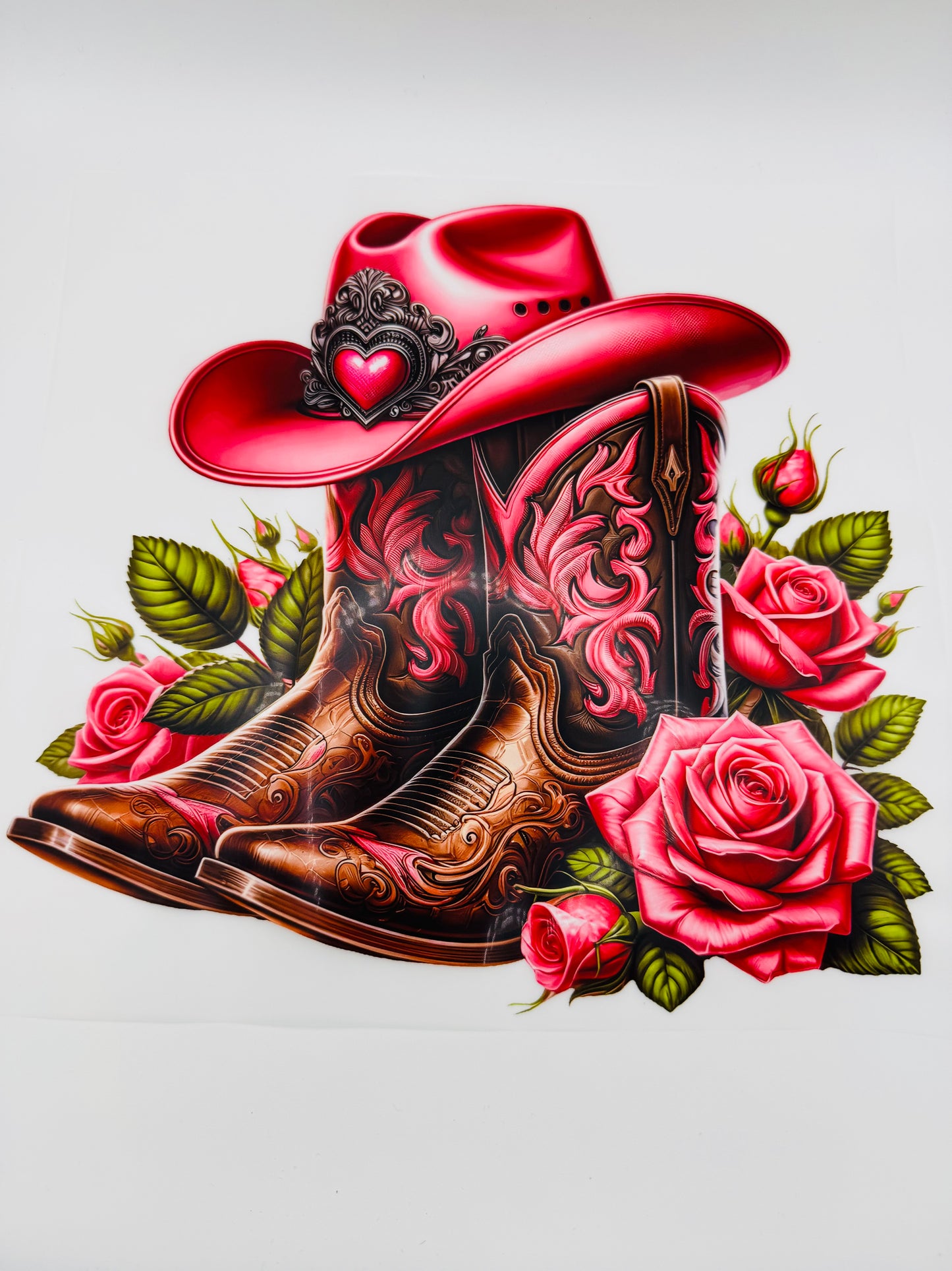 Crewneck - Botte de cowgirl