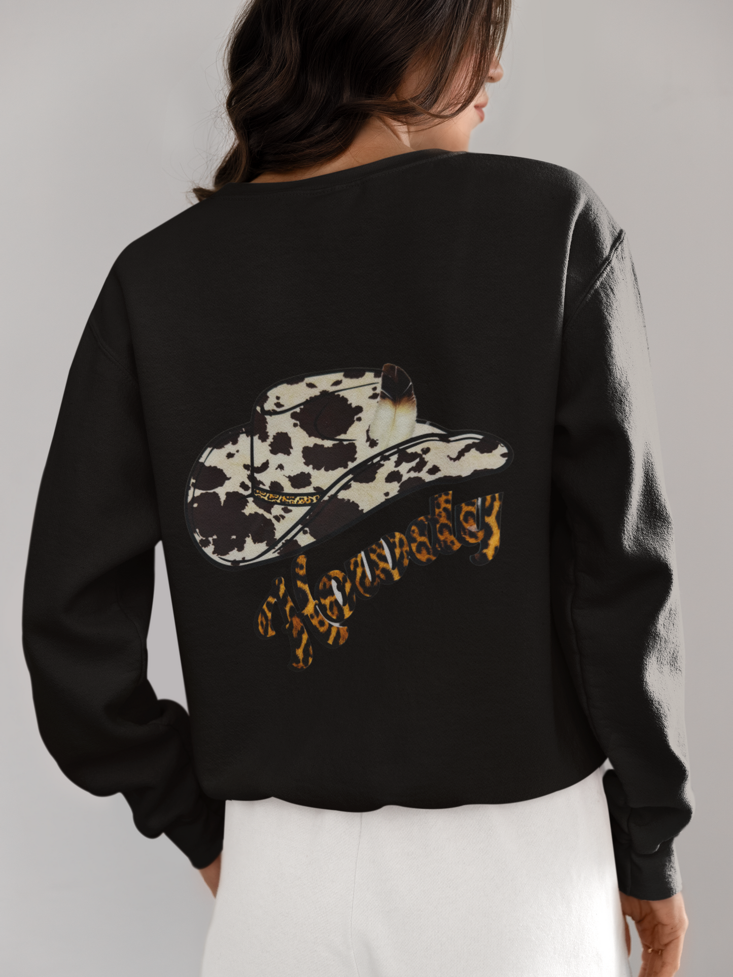 Crewneck - Chapeau de cowgirl