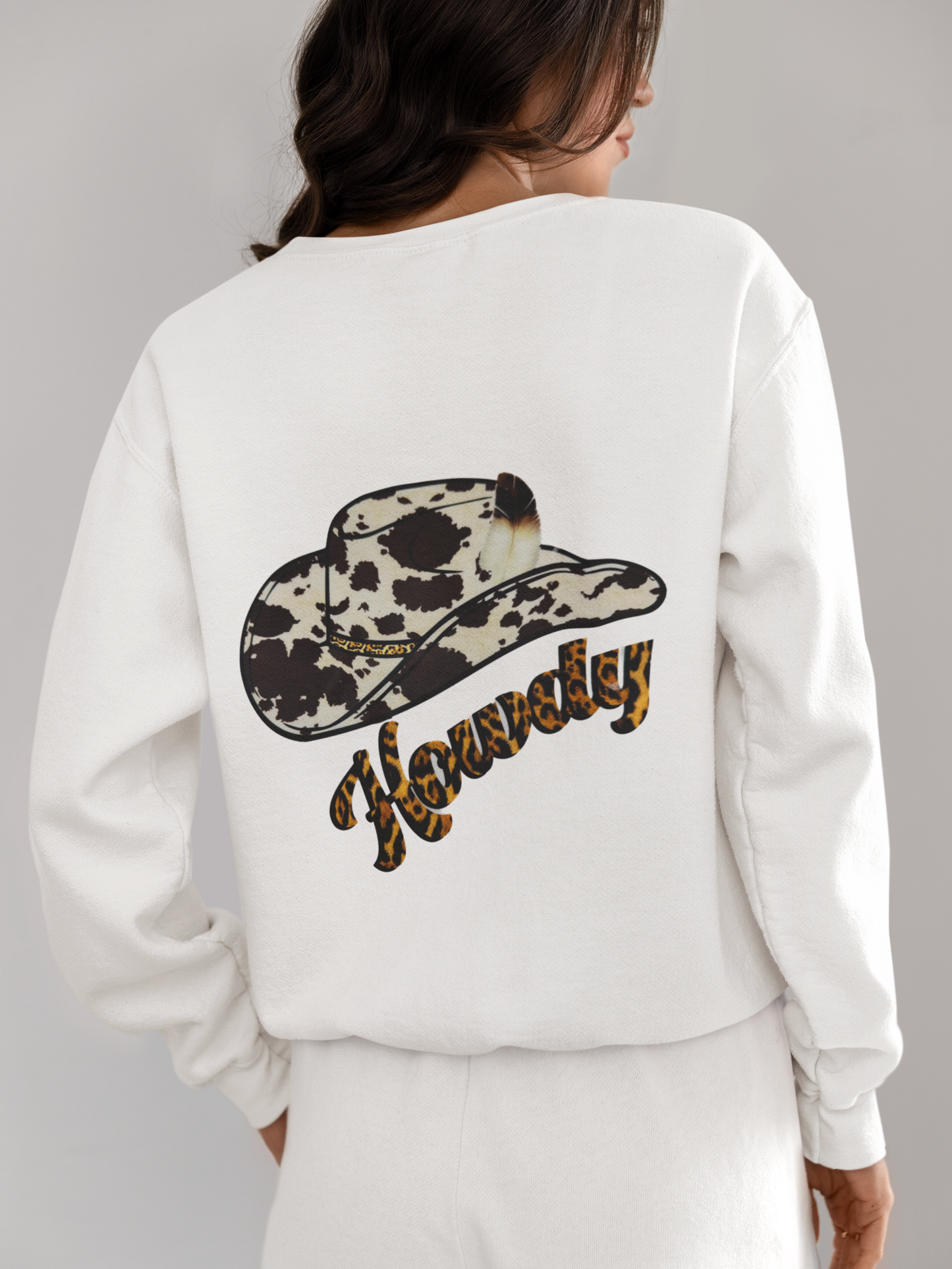 Crewneck - Chapeau de cowgirl