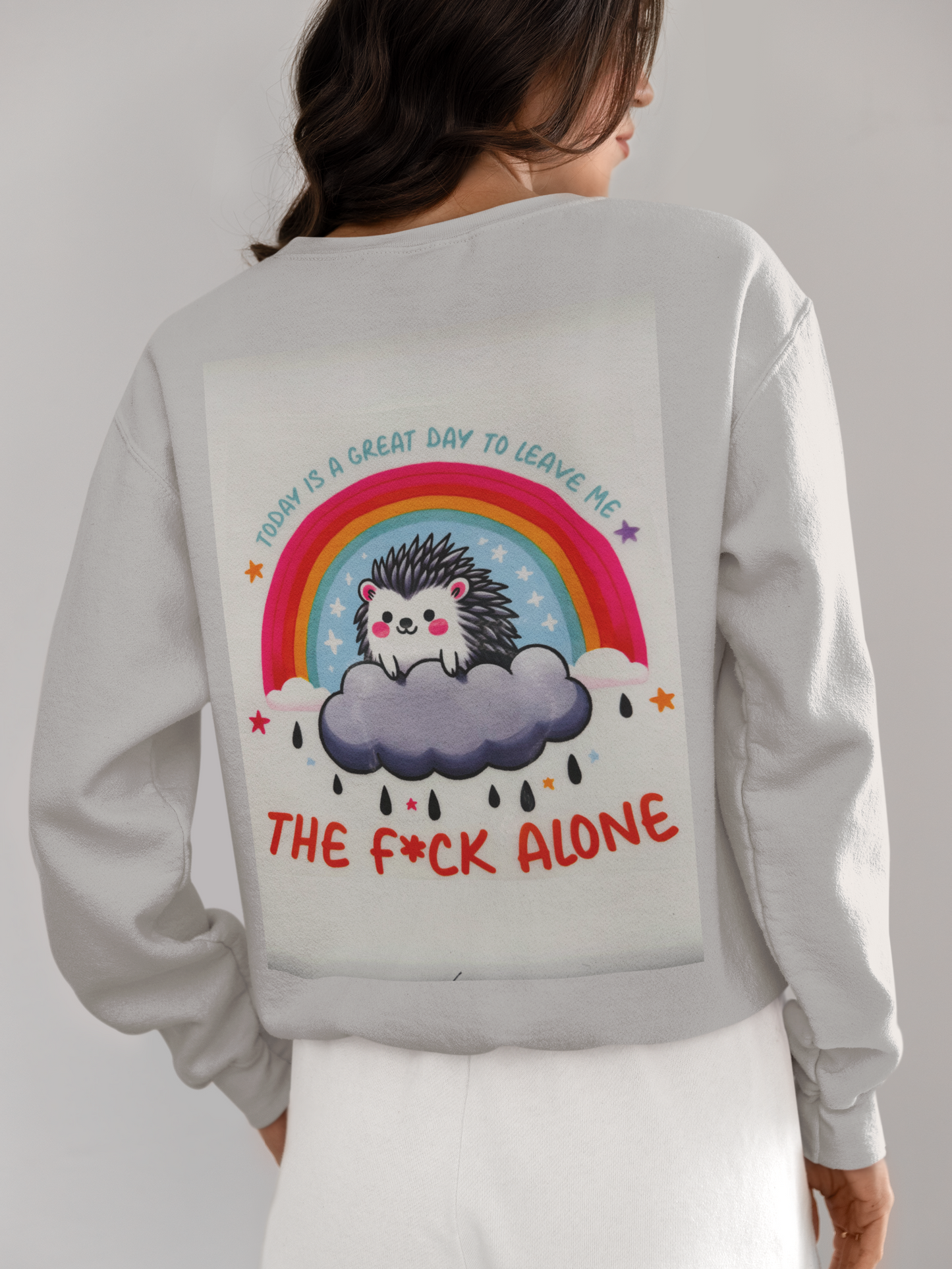 Crewneck - Hérisson Arc-En-Ciel