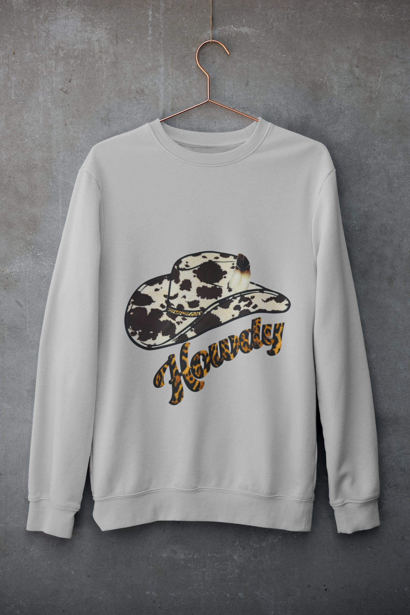 Crewneck - Chapeau de cowgirl