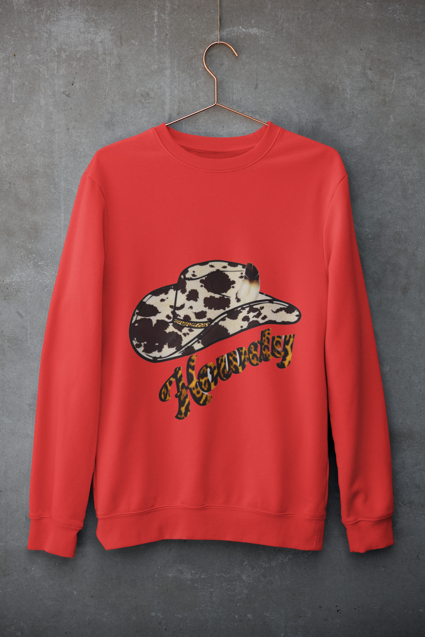 Crewneck - Chapeau de cowgirl