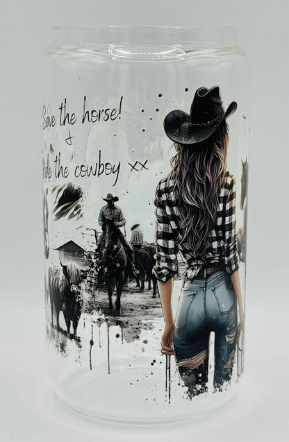 Verre 16 oz en vitre