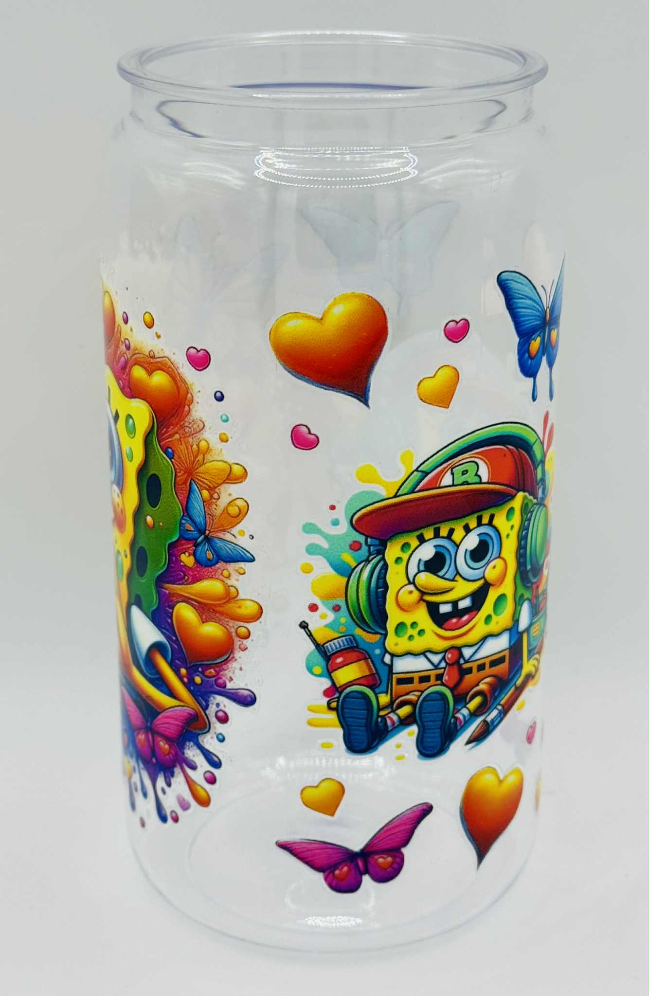 Verre 16 oz en plastique