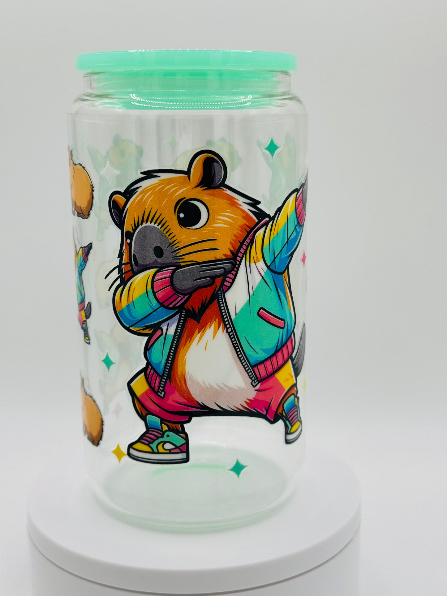 Verre en vitre réutilisable - Capy 3 😍