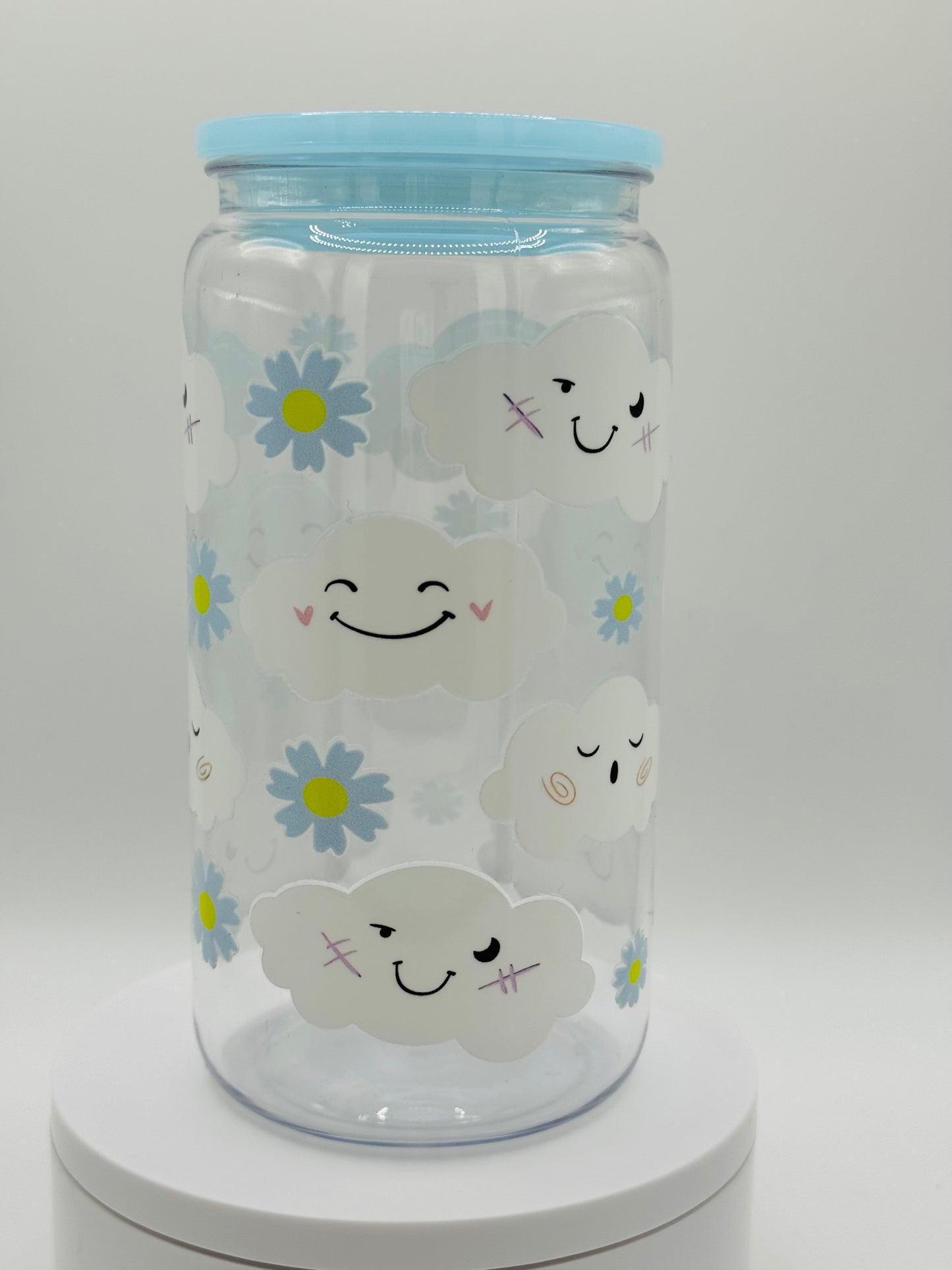 Verre en vitre réutilisable - Nuage ☁️