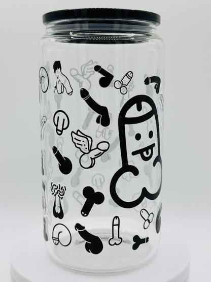 Verre en vitre réutilisable - Pen*s 🍆🤪