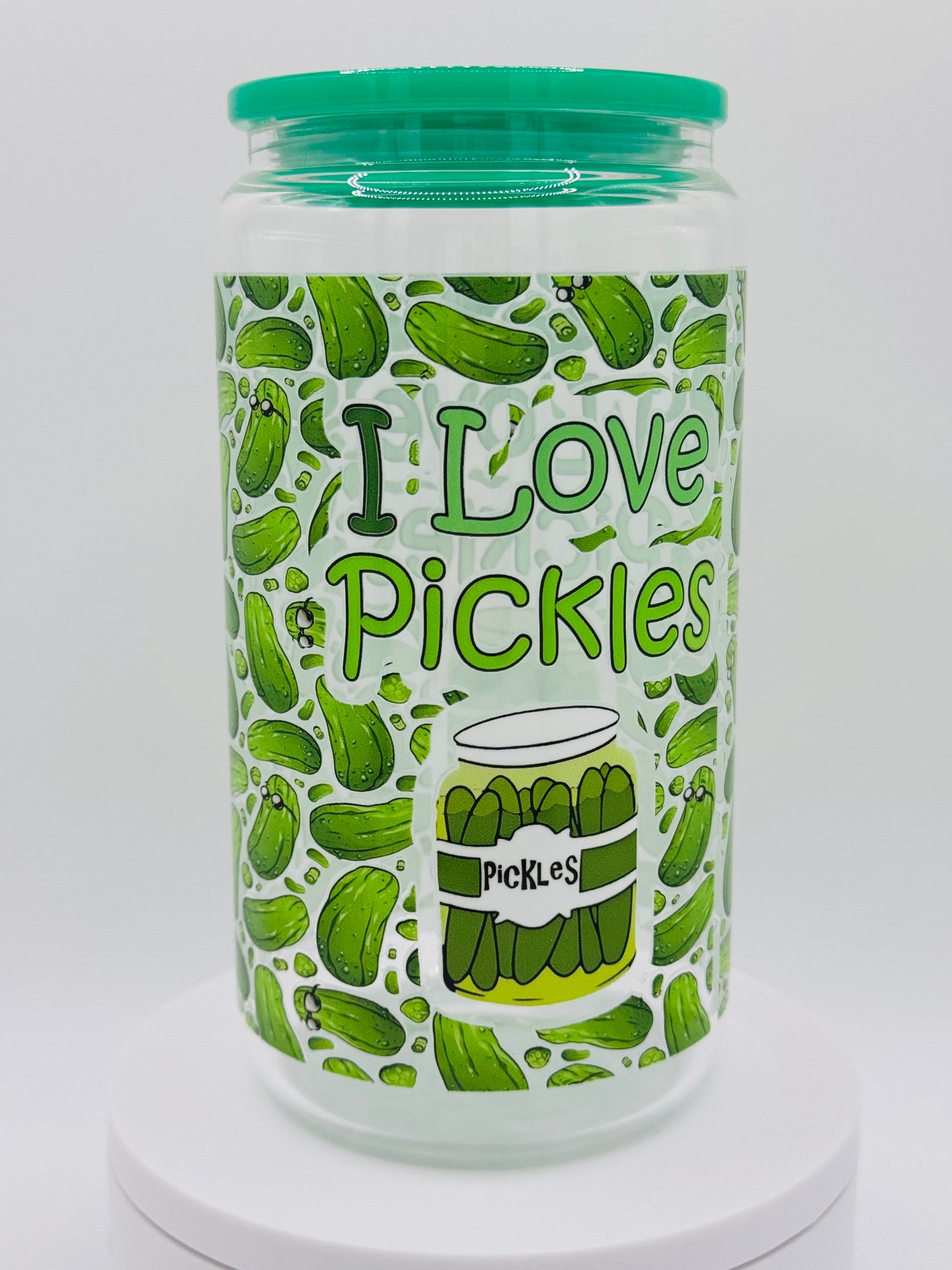 Verre en vitre réutilisable - Pour les amateurs de cornichons 🥒