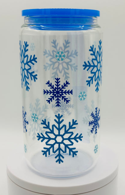 Verre réutilisable - Flocons d’hiver ❄️❄️