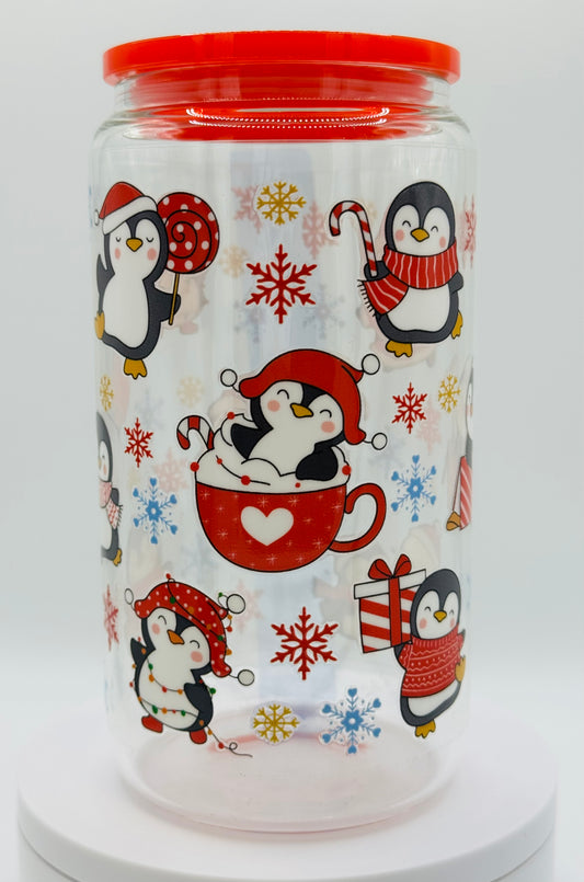 Verre réutilisable - pingouin d’hiver 🐧