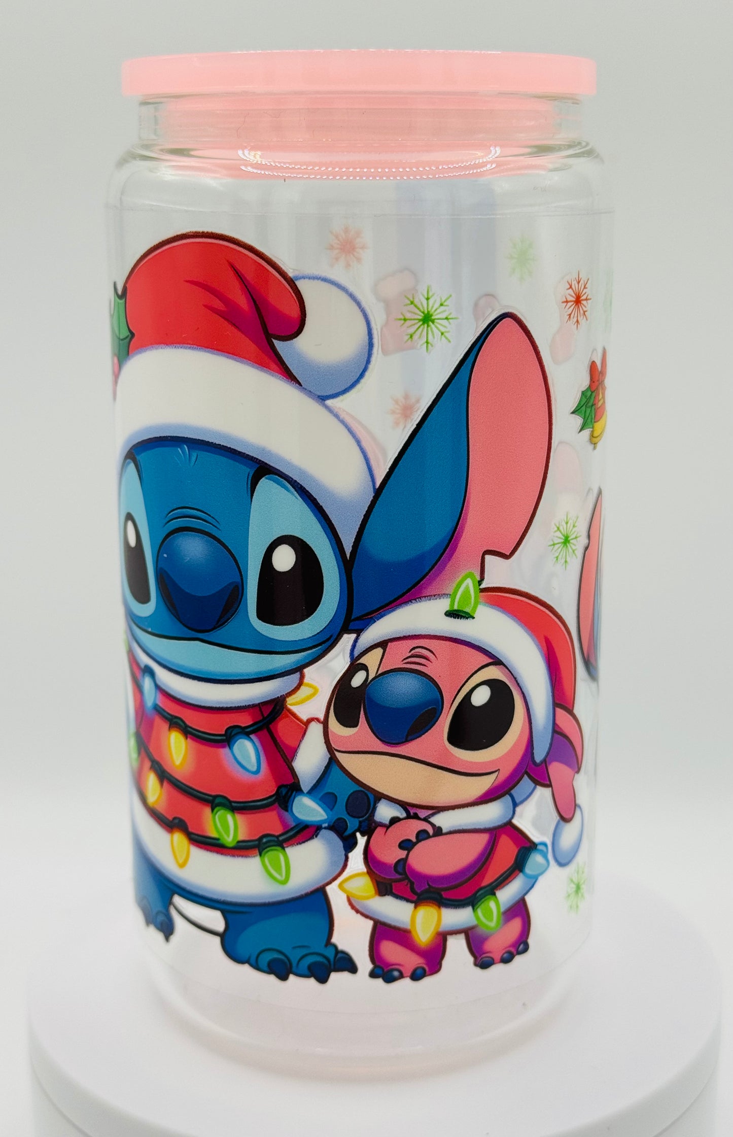 Verre réutilisable - petit bonhomme bleu de Noël 🎄