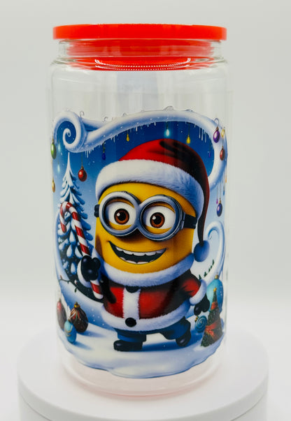 Verre réutilisable - Mignon du temps des fêtes