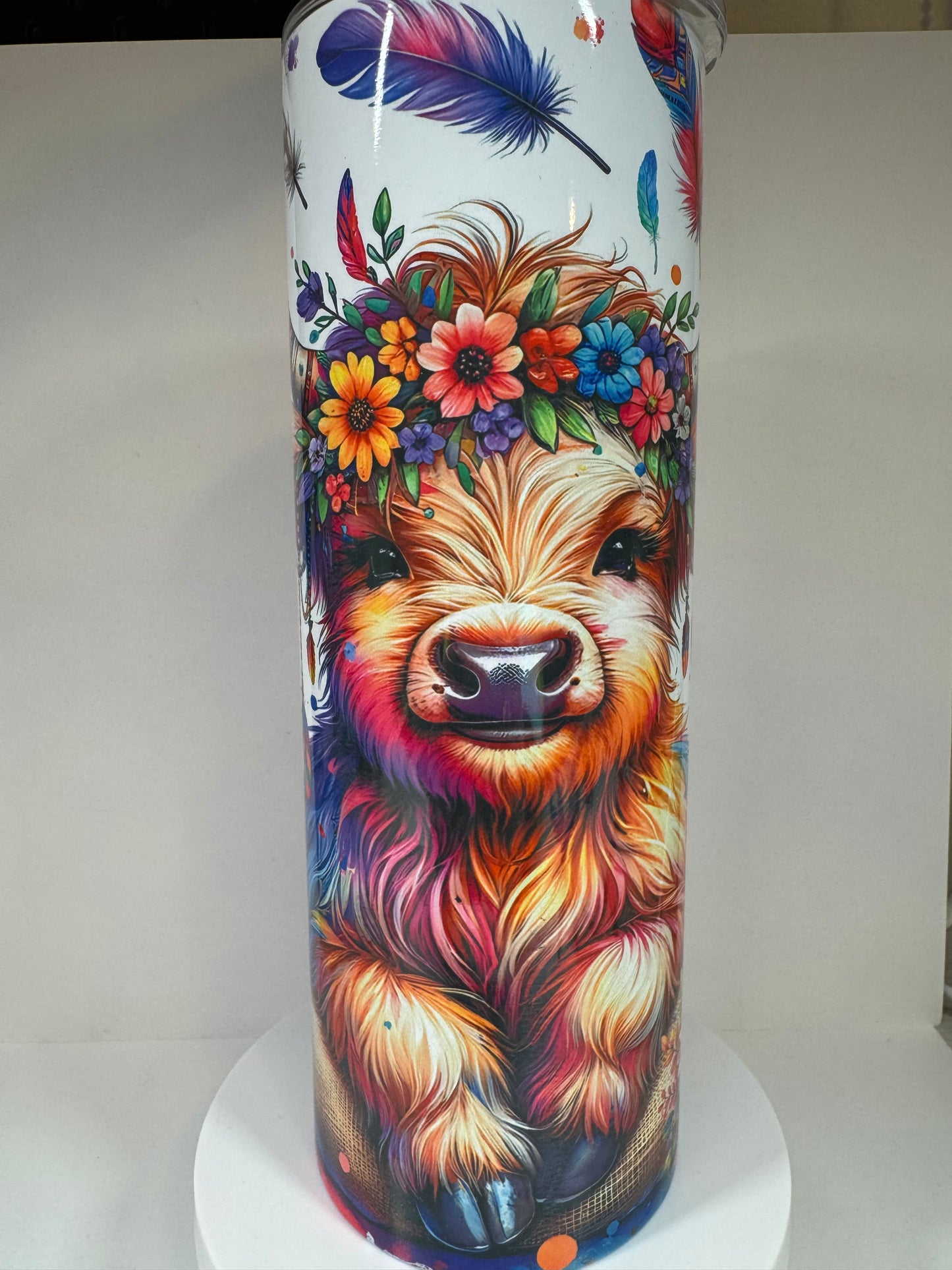 Verre isotherme Vache d'été