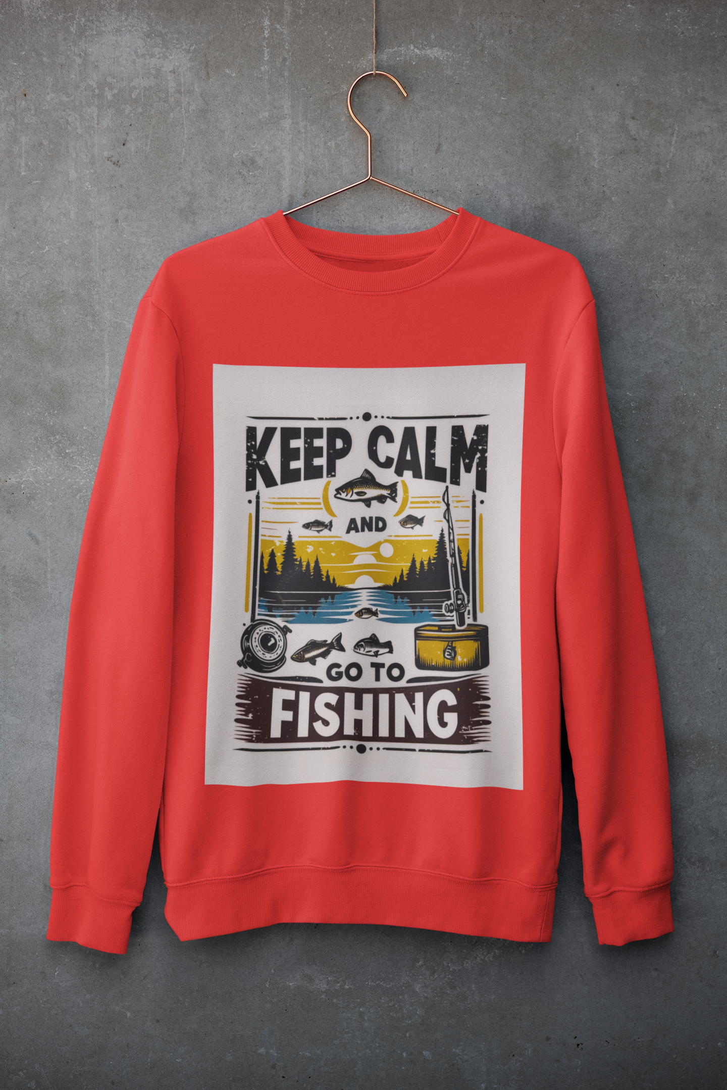 Crewneck - Calme toi et pêche