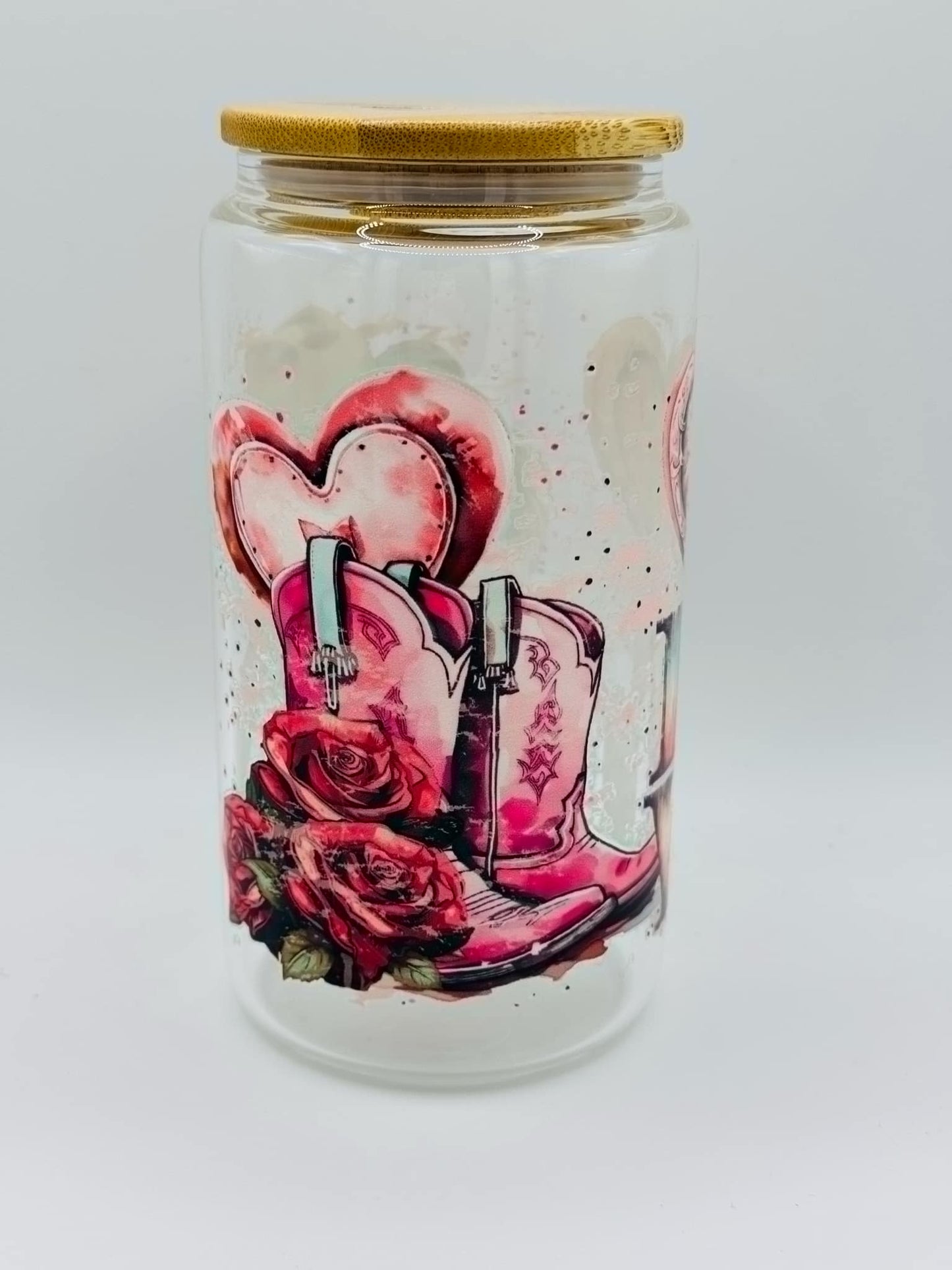 Verre en vitre réutilisable - Cowgirl