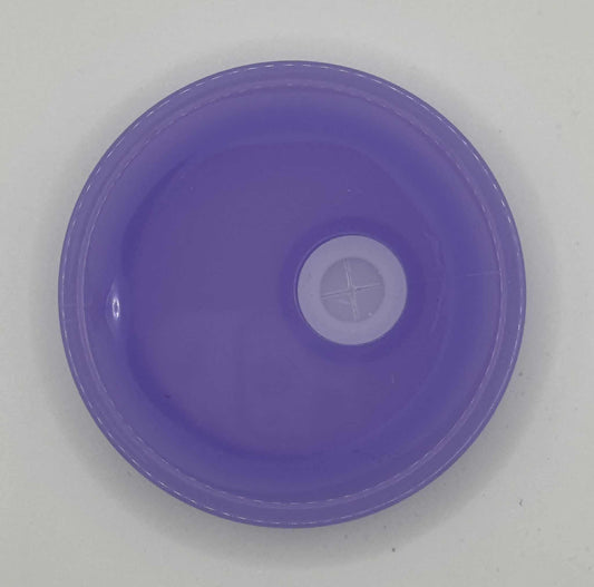 Couvercle mauve foncé pour verre 16 oz