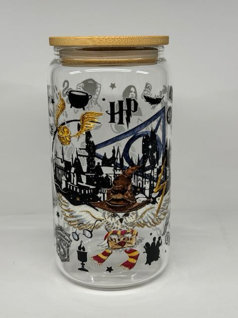 Verre en vitre réutilisable - Harry Potter 2