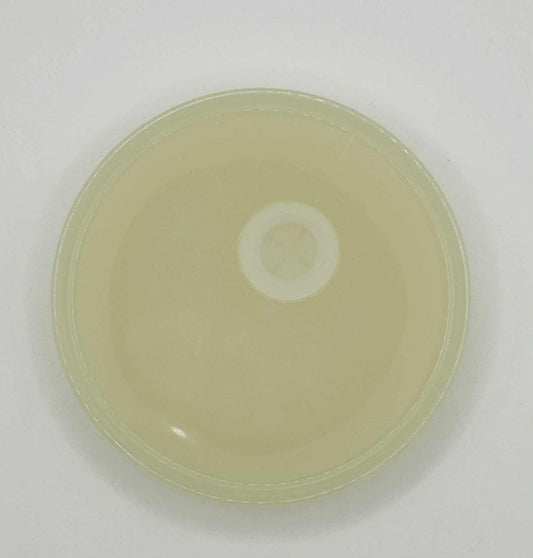 Couvercle jaune pâle pour verre 16 oz