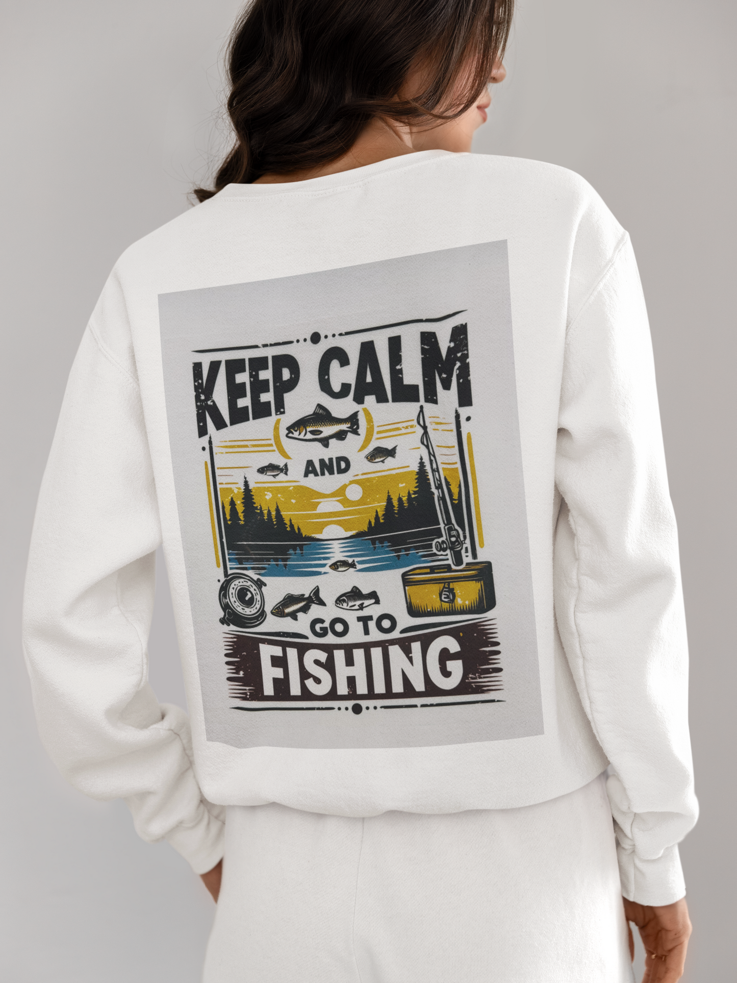 Crewneck - Calme toi et pêche