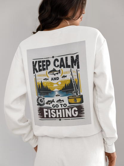 Crewneck - Calme toi et pêche