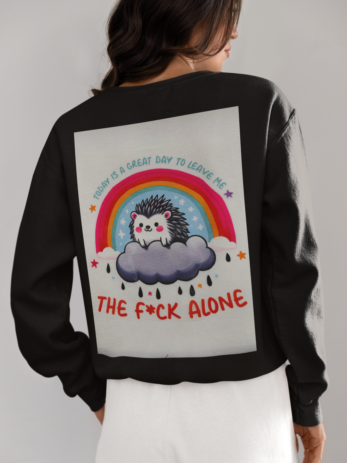 Crewneck - Hérisson Arc-En-Ciel