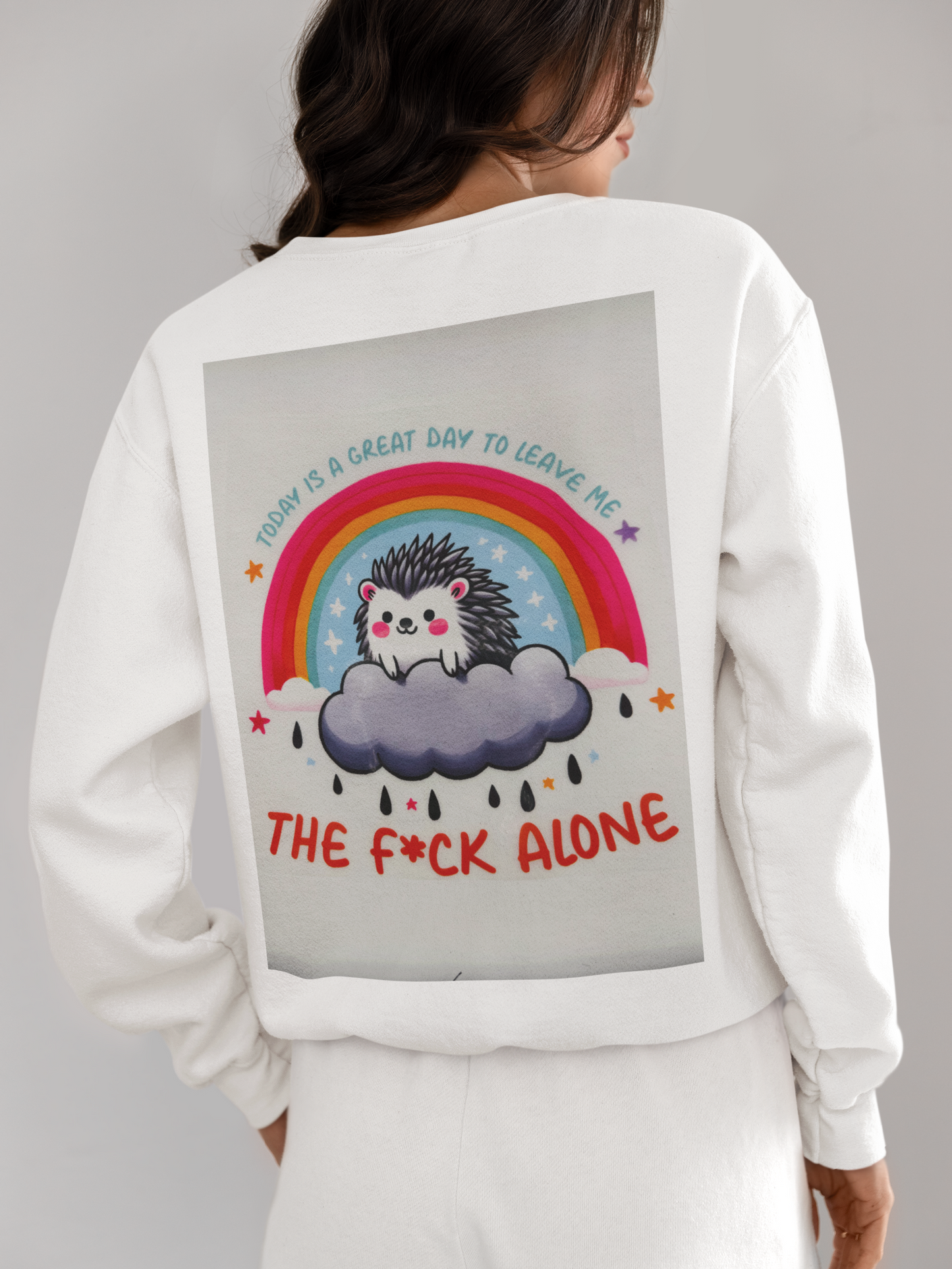 Crewneck - Hérisson Arc-En-Ciel