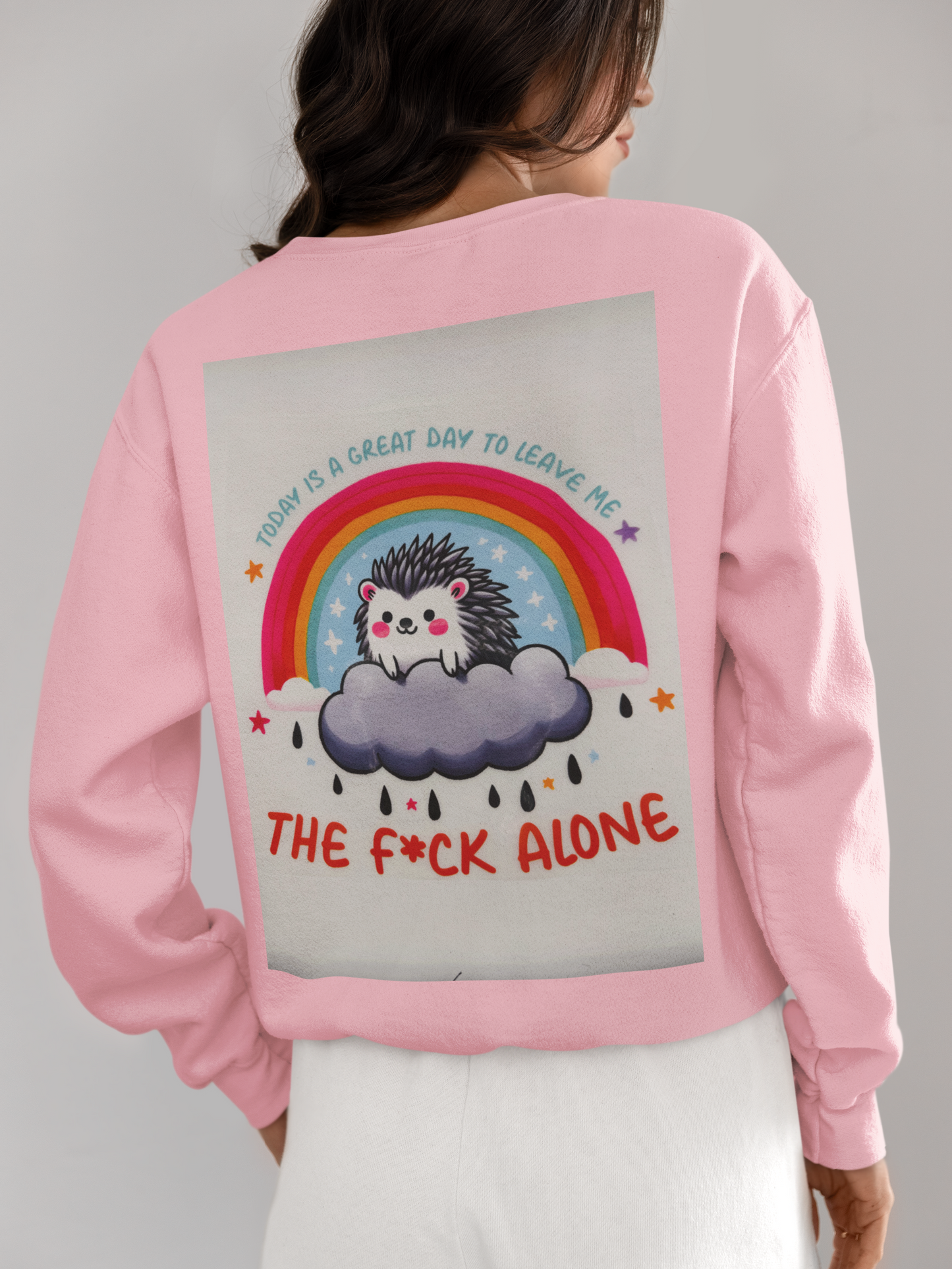 Crewneck - Hérisson Arc-En-Ciel