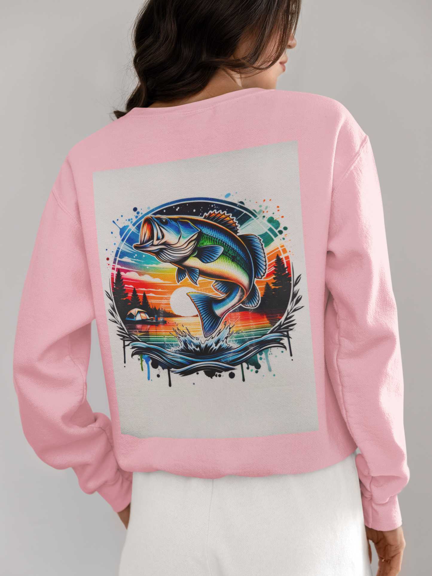 Crewneck - Poisson au camping