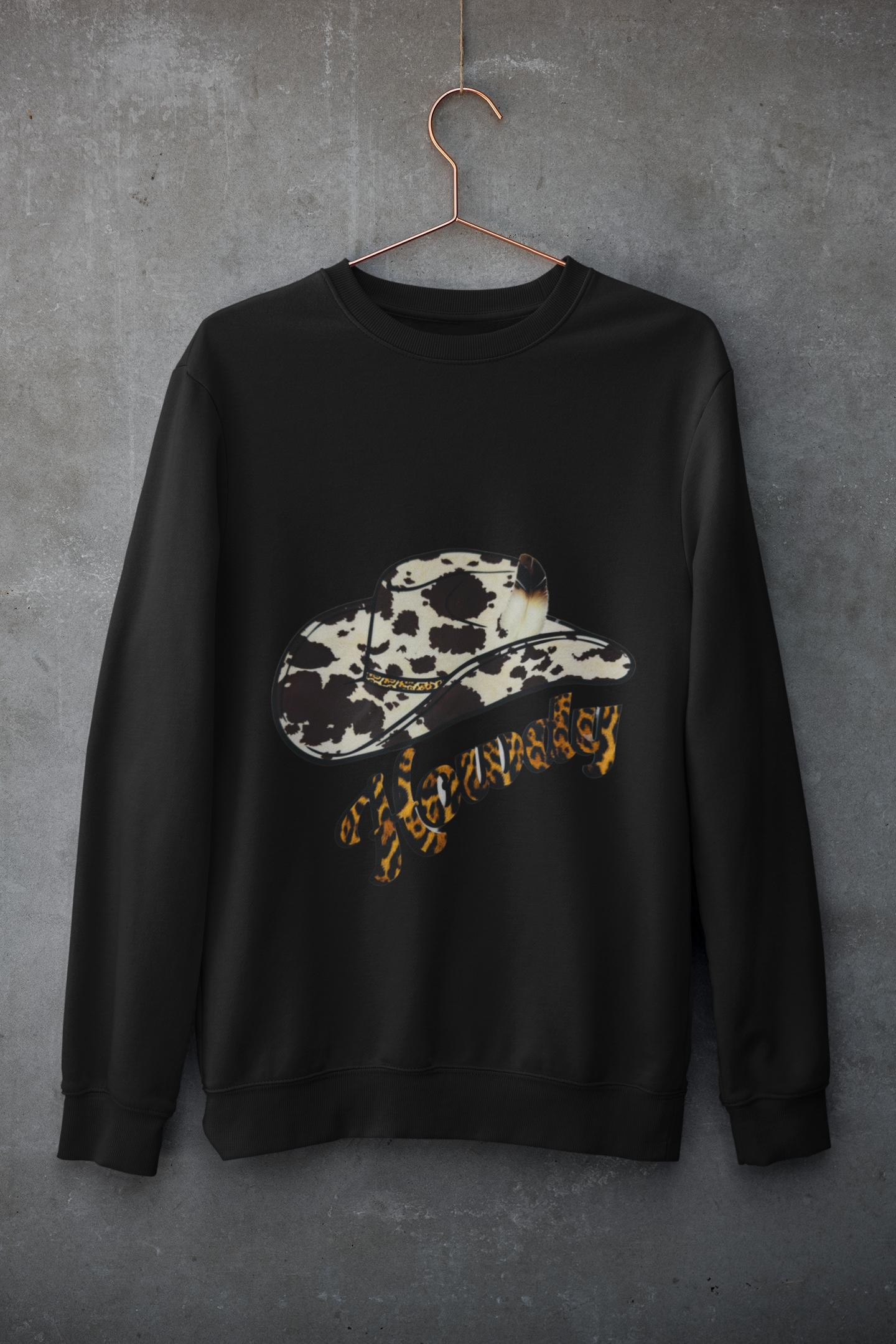 Crewneck - Chapeau de cowgirl