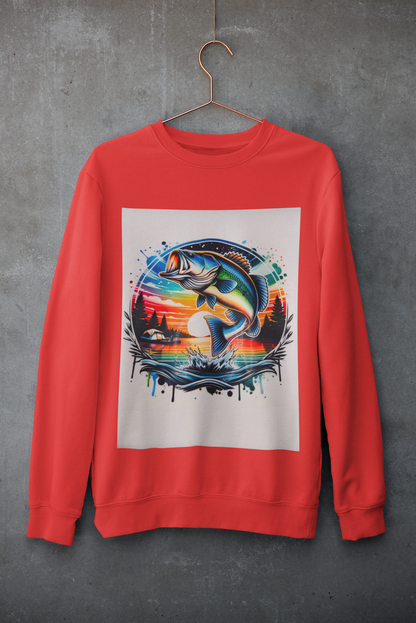 Crewneck - Poisson au camping