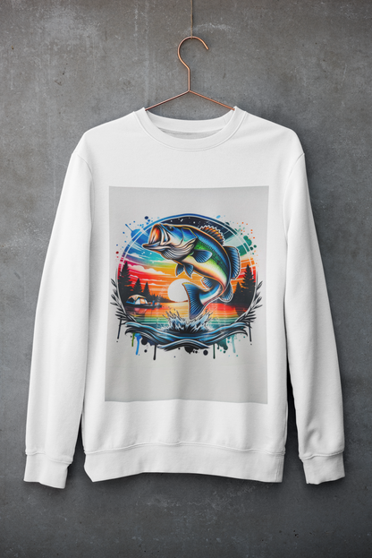 Crewneck - Poisson au camping