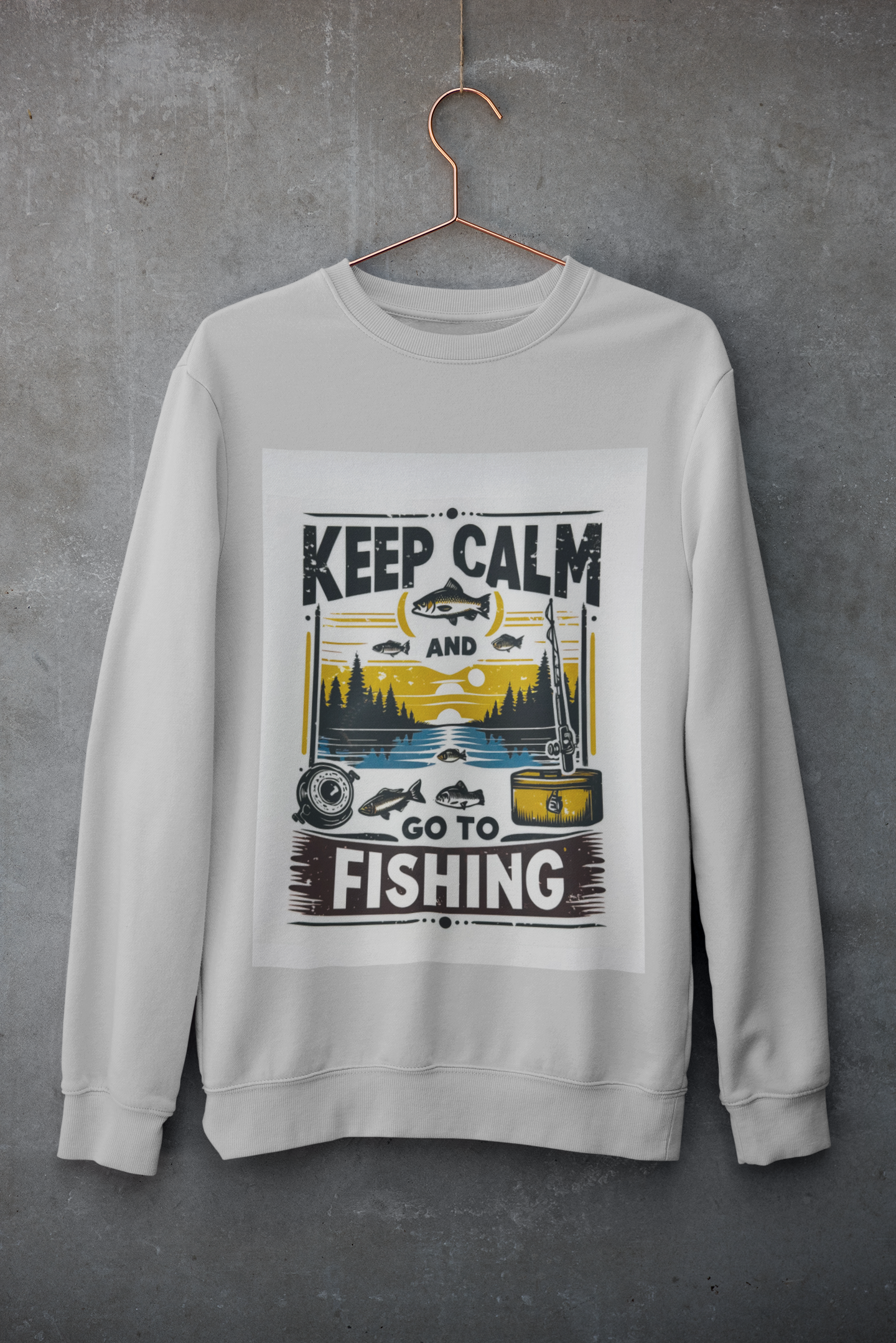 Crewneck - Calme toi et pêche