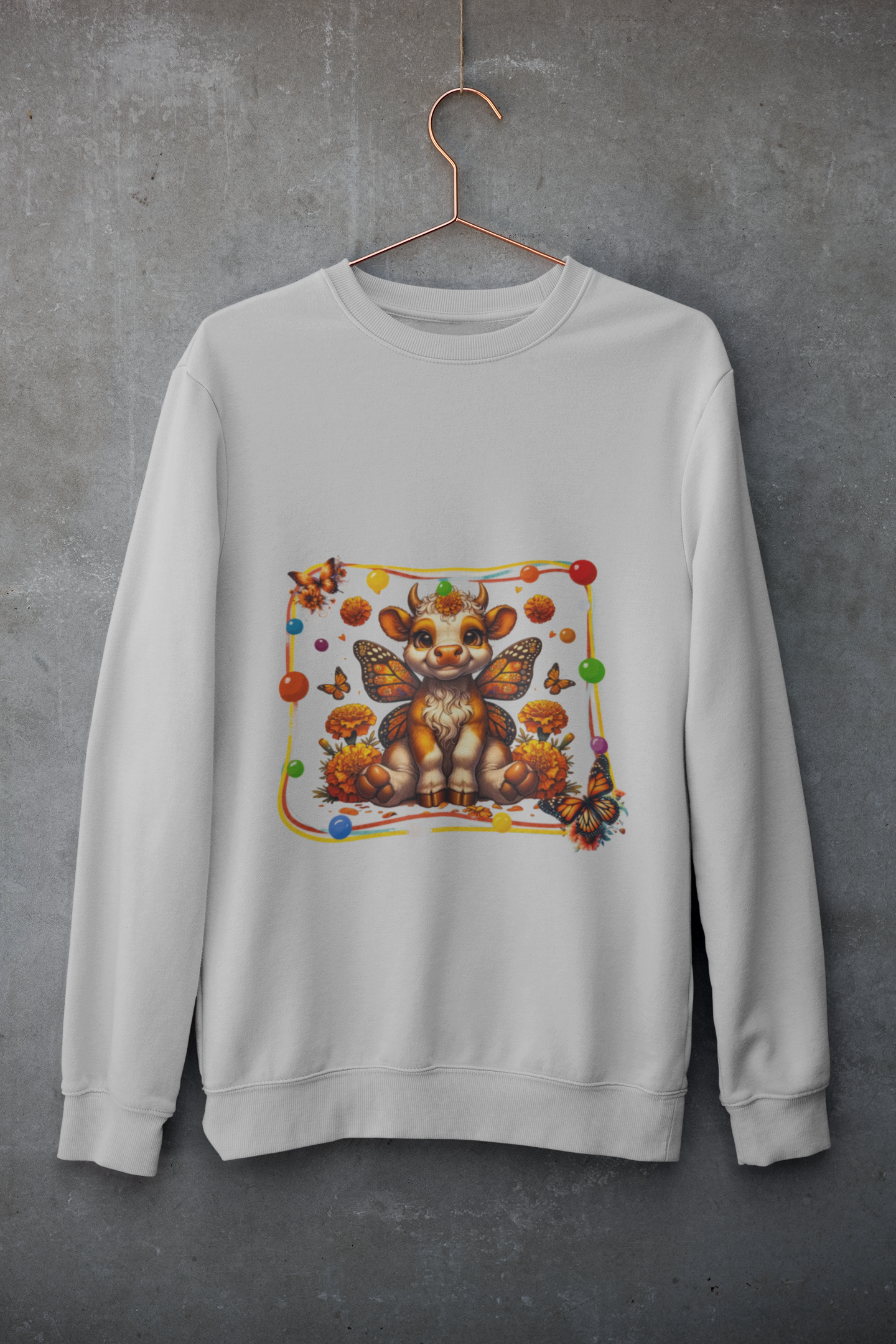 Crewneck - Vache papillon
