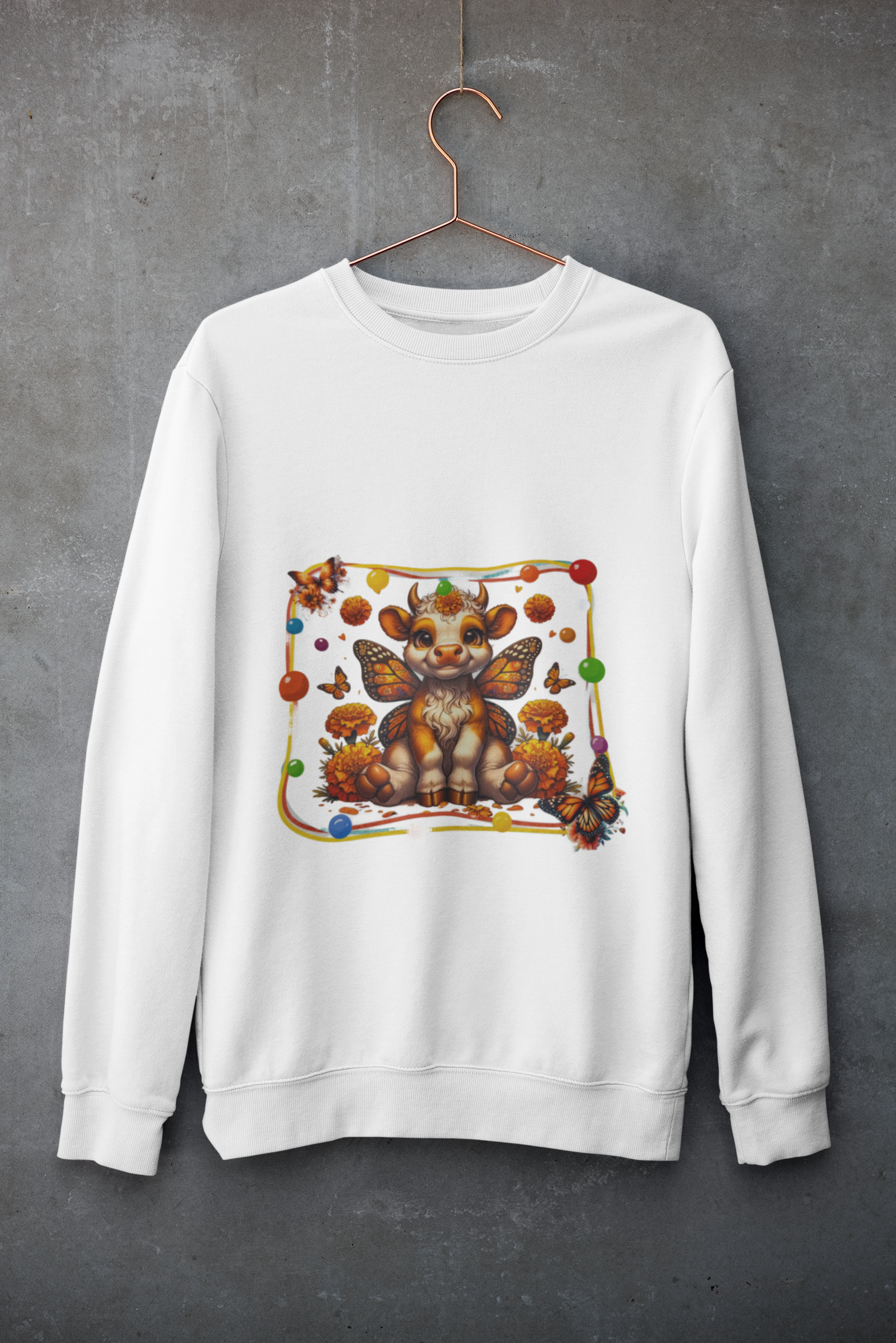 Crewneck - Vache papillon
