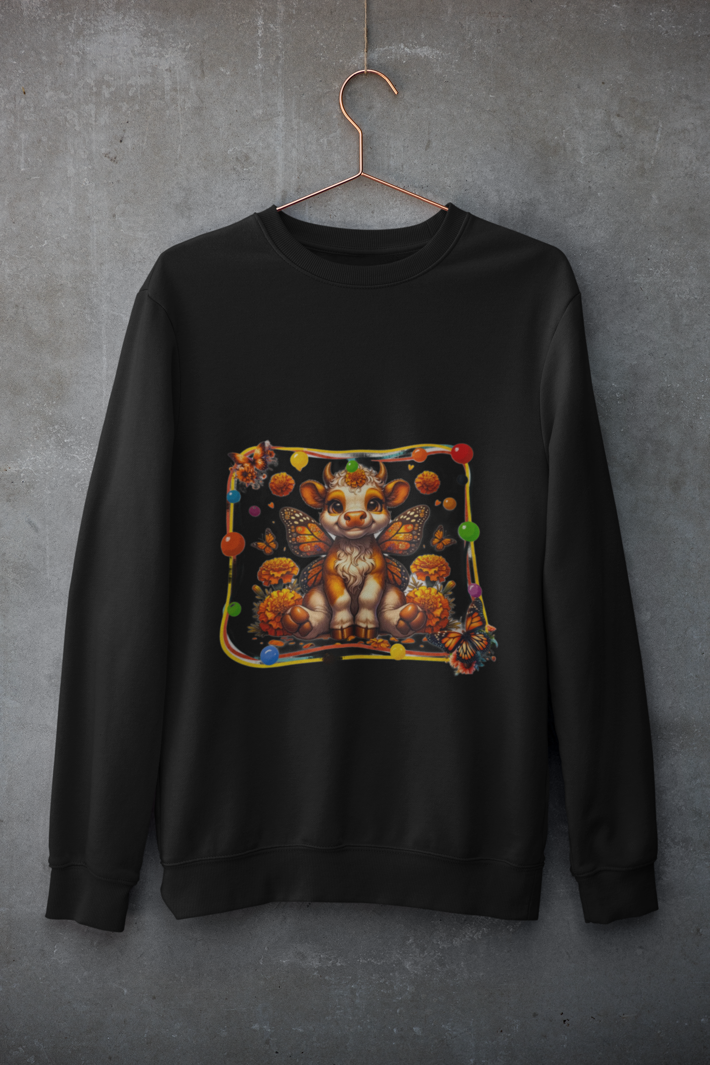 Crewneck - Vache papillon