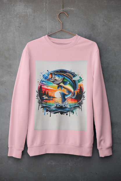 Crewneck - Poisson au camping
