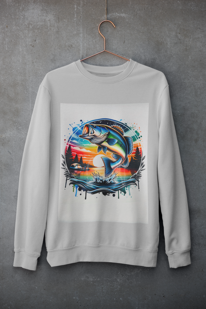 Crewneck - Poisson au camping