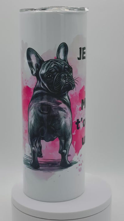 Verre isotherme - chien qui envoie un baiser 💋