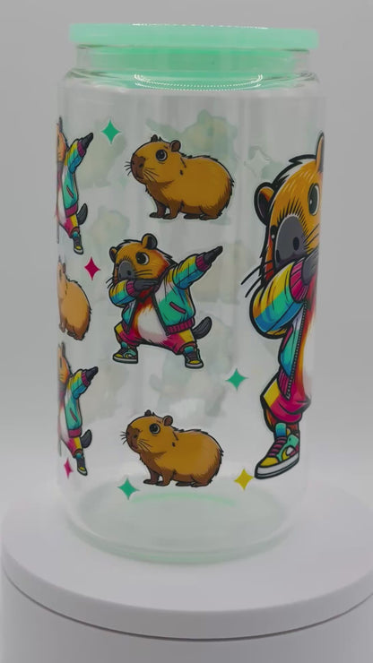 Verre en vitre réutilisable - Capy 3 😍