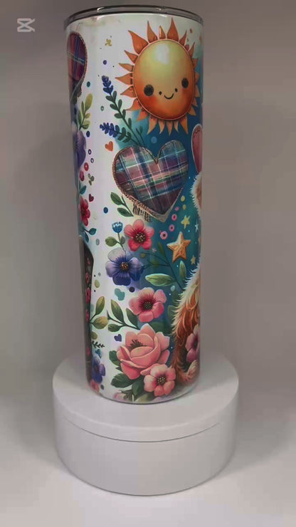 Verre isotherme - Vache Cowgirl