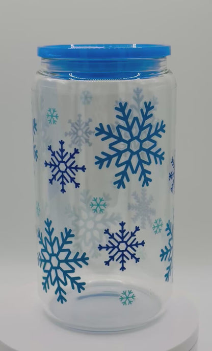 Verre réutilisable - Flocons d’hiver ❄️❄️