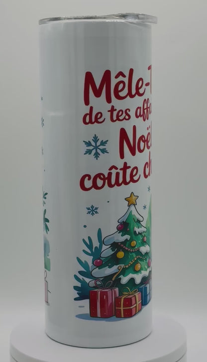 Verre isotherme réutilisable - Noël coûte cher 😜