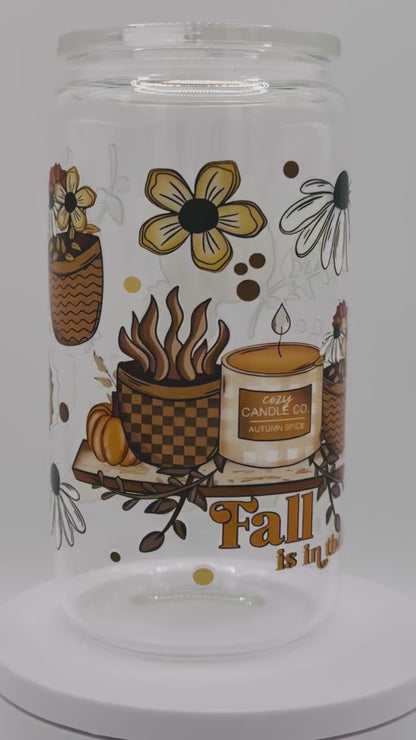 Verre en vitre réutilisable - Automne 2 🍁