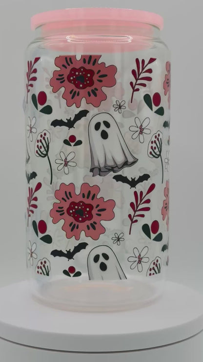 Verre en vitre réutilisable - Halloween 👻