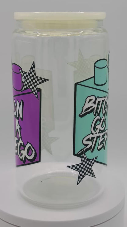 Verre en vitre réutilisable - Lego