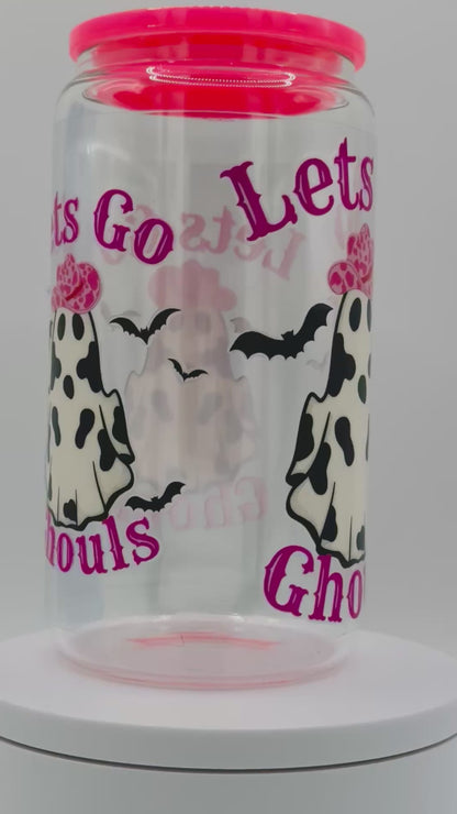 Verre en vitre réutilisable - let’s go Ghouls 👻🤠