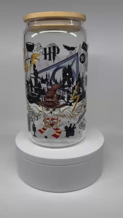 Verre en vitre réutilisable - Harry Potter 2