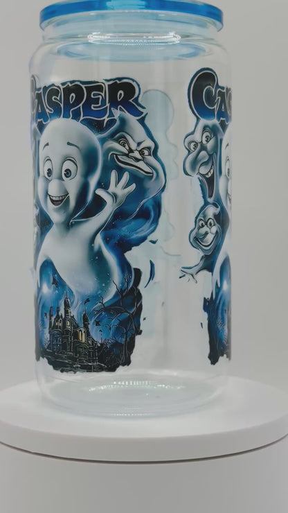 Verre en vitre réutilisable - Casper 👻